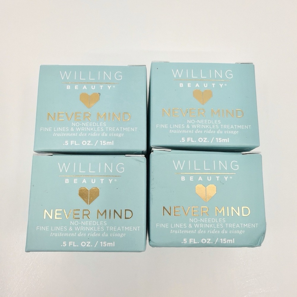 Willing Beauty Cosmetic Never Mind No Needles Wrinkle Fine Line Treatment 4 PACK